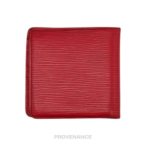 🔴 Louis Vuitton Marco Wallet in Red Epi Marco Malletier - Picture 4 of 9